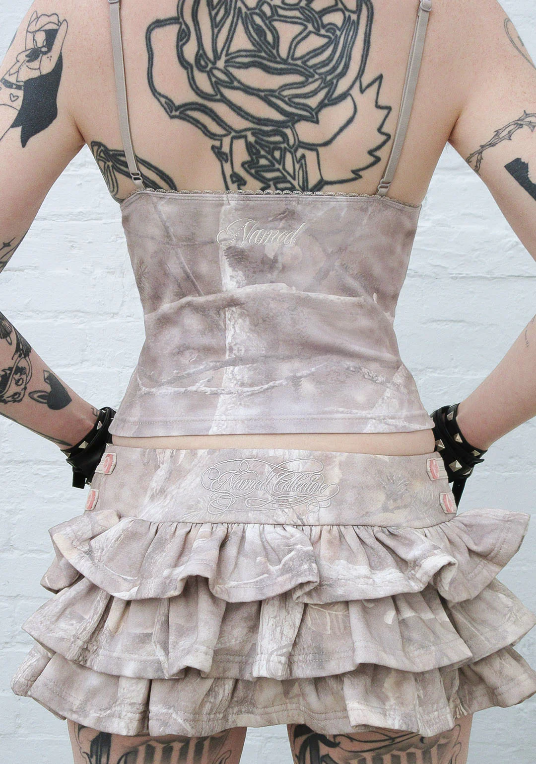 COMMAND FITTED CAMI TOP WASHED TREE CAMO - Image 3