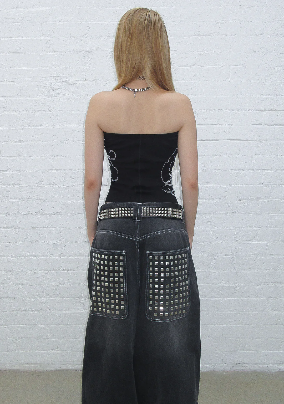 MUSE RHINESTONE TUBE TOP - Image 3